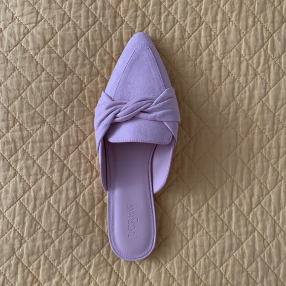 NIB J. Crew Loafer Mules with Twist in Blush (8.5) - Picture 2 of 6